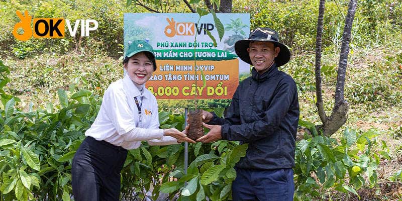 8000 cây dổi xanh được trao tặng